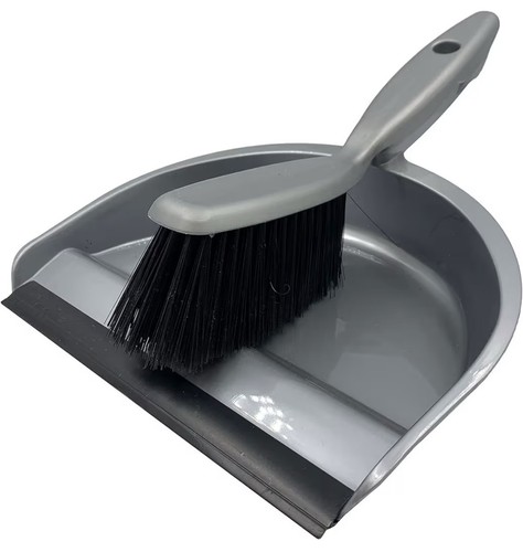New black dustpan and - and, brush