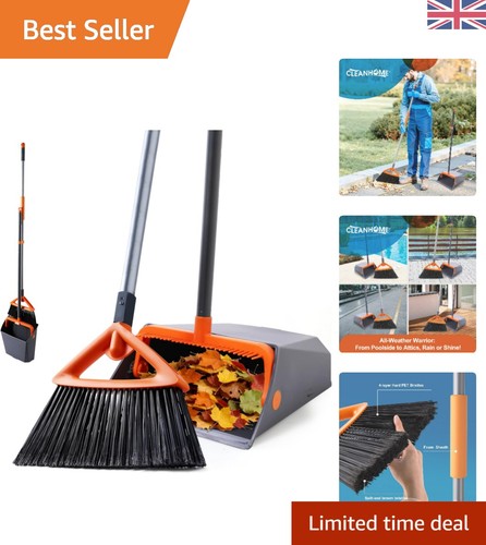Durable dustpan and brush - brush, set