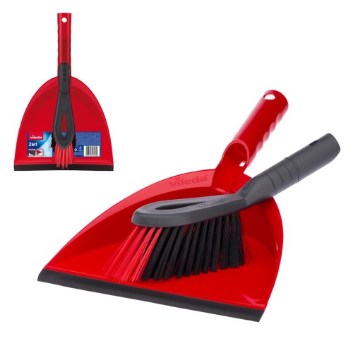 Vileda dust pan brush set - &,