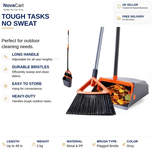 Garden dustpan set long - dustpan,