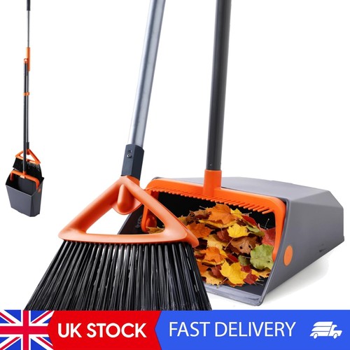 Heavy duty dustpan with comb - with,