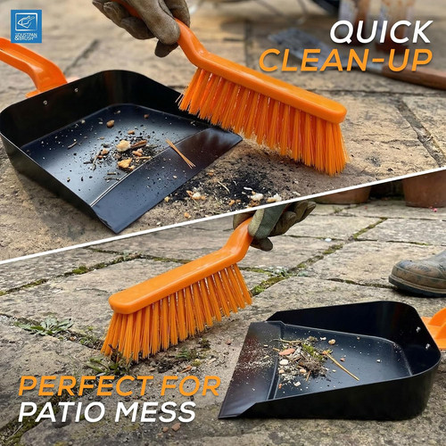 Heavy duty metal dustpan - heavy-duty,