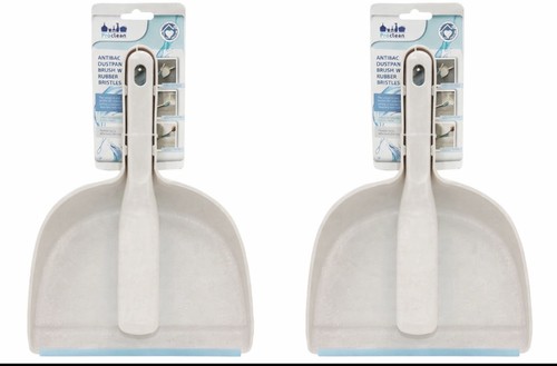 Heavy duty dustpan and - 2x,