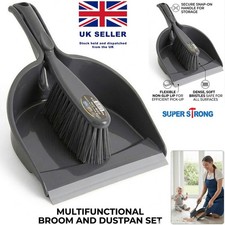 GARDEN DUSTPAN AND BRUSH LARGE